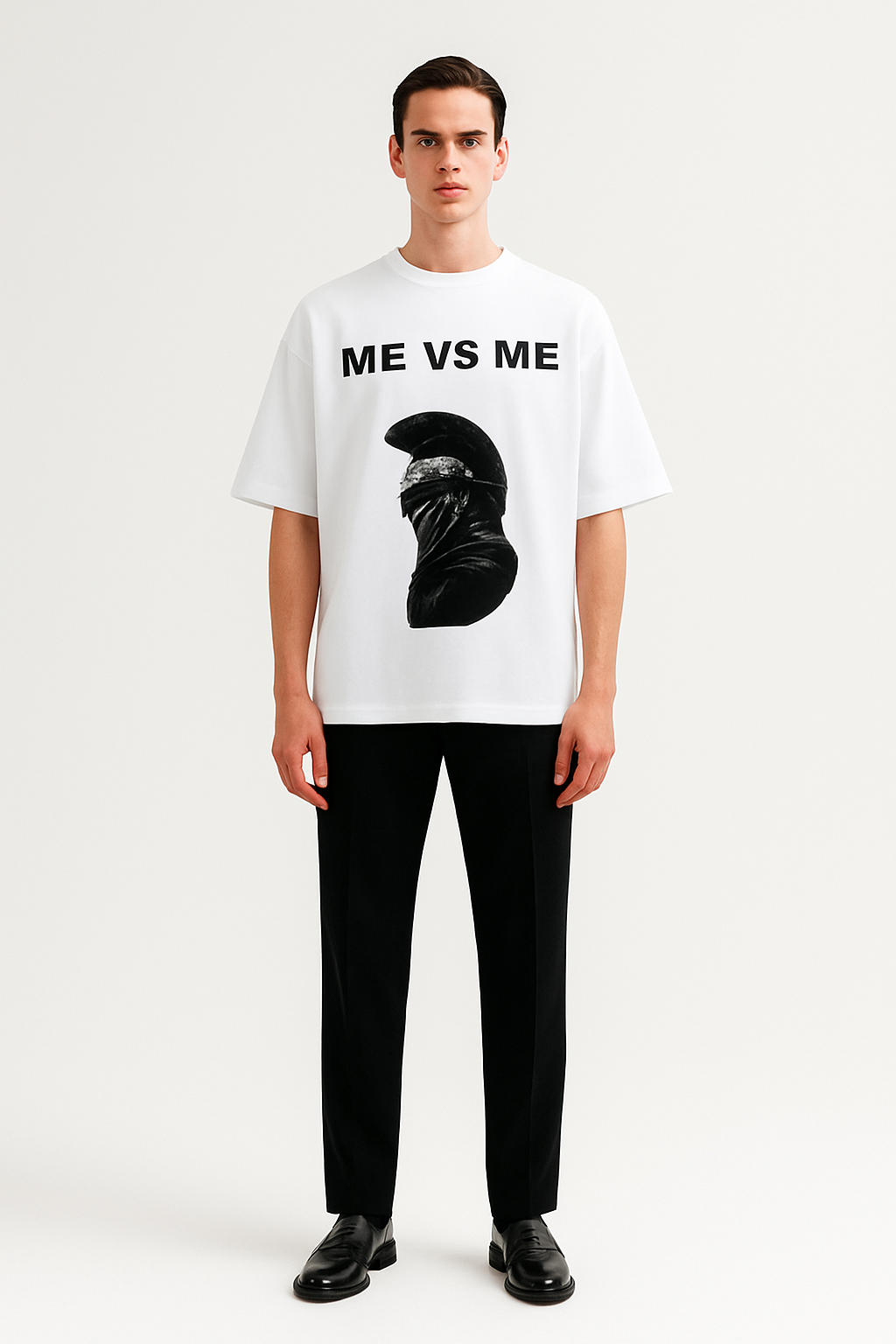 ME VS ME Warrior Unisex Terry Oversized Tee